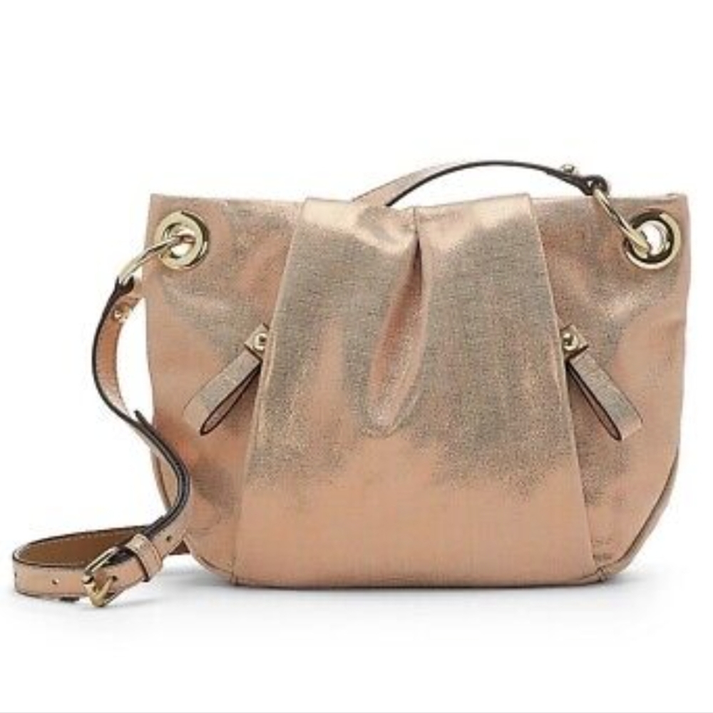Vince Camuto Cristina Cross Body Copper Rose Gold bag
